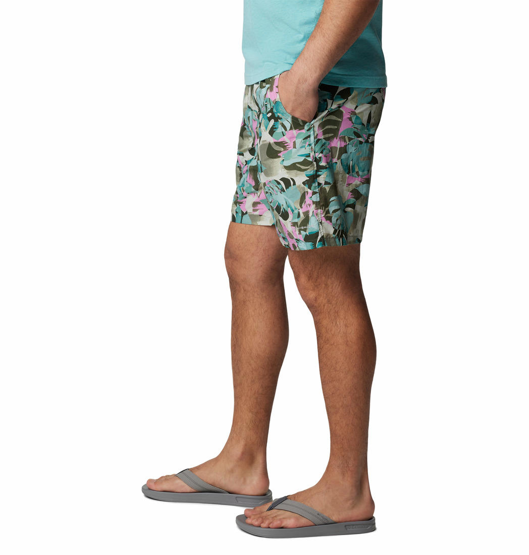 Columbia Mens Green Super Backcast II Water Short