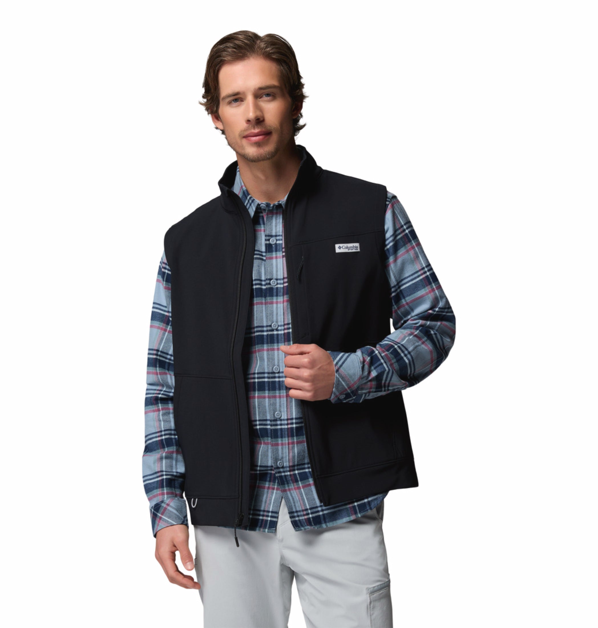 men black omni shield hydroforce soft shell vest