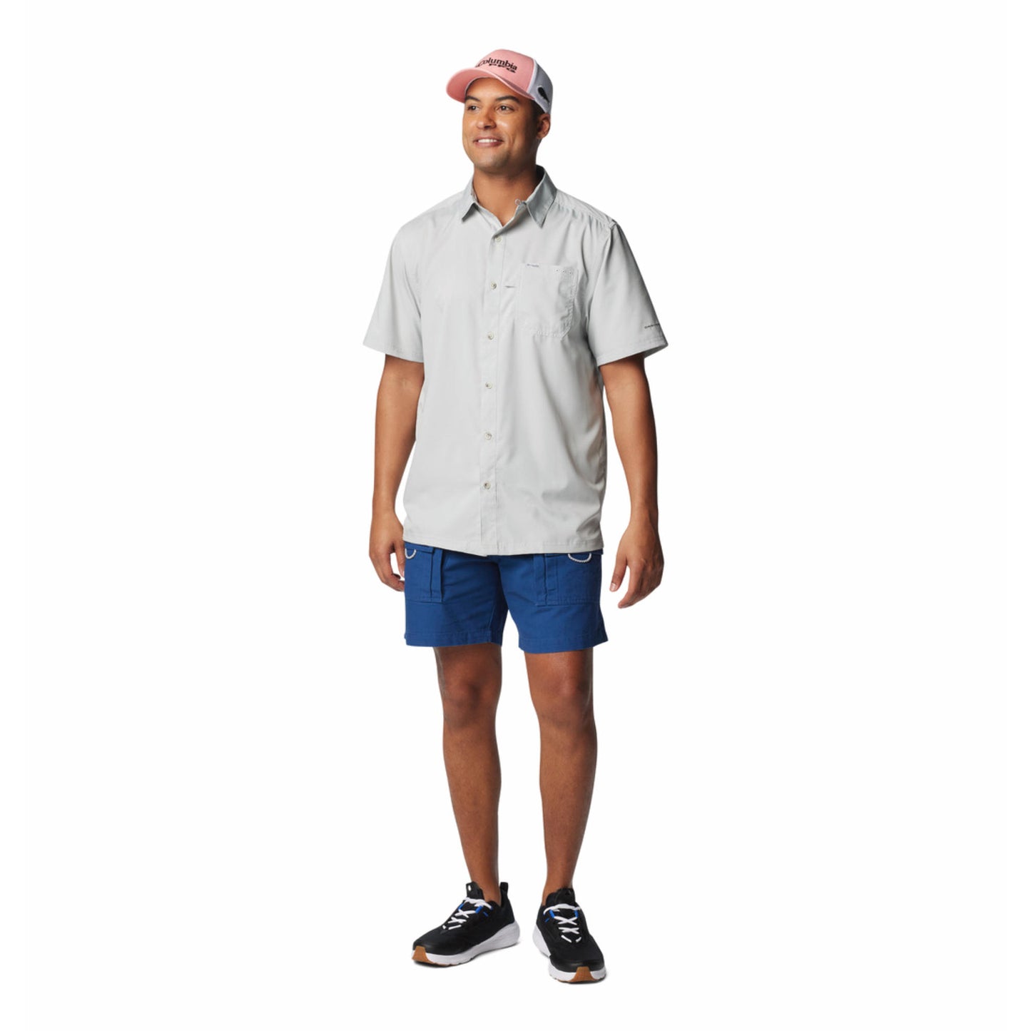 Columbia Mens Black Slack Tide Camp Shirt