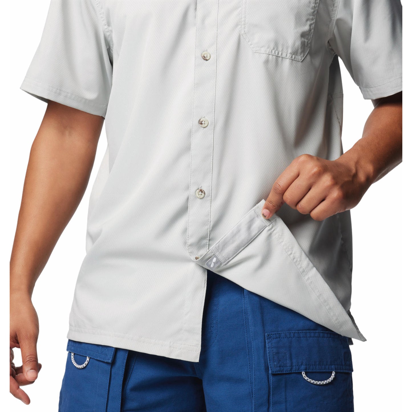 Columbia Mens Black Slack Tide Camp Shirt