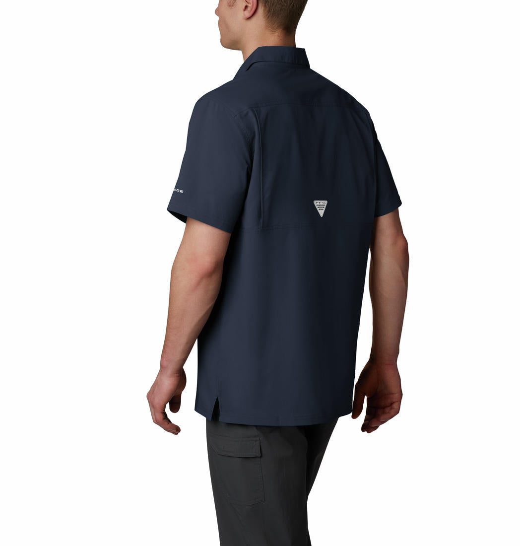Columbia Mens Blue Slack Tide Camp Shirt