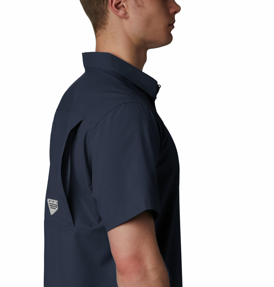 Columbia Mens Blue Slack Tide Camp Shirt
