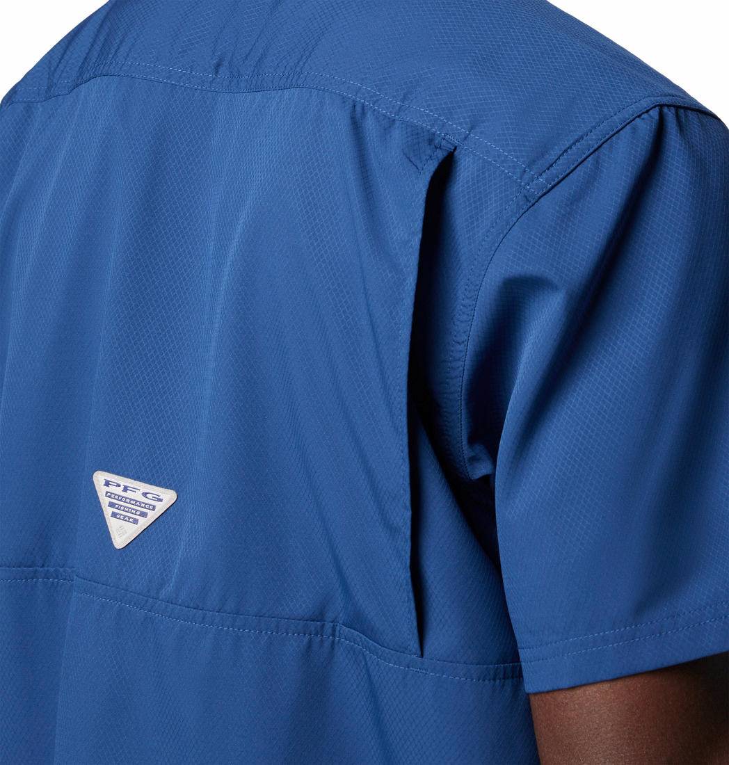 Columbia Mens Blue Slack Tide Camp Shirt
