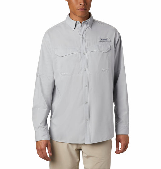 Columbia Men Grey Columbia Men Low Drag Offshore Long Sleeve Shirt