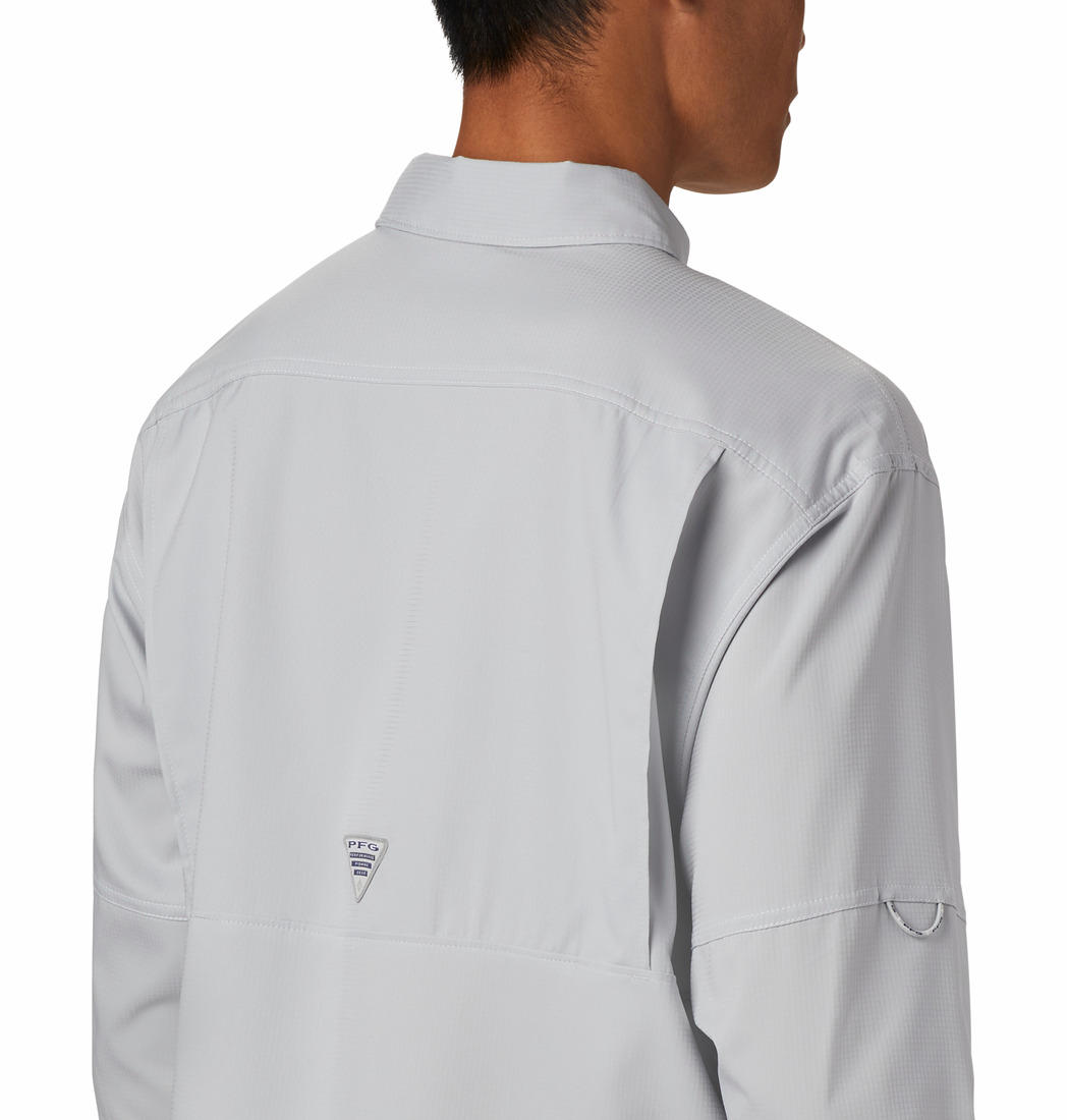 Columbia Men Grey Columbia Men Low Drag Offshore Long Sleeve Shirt