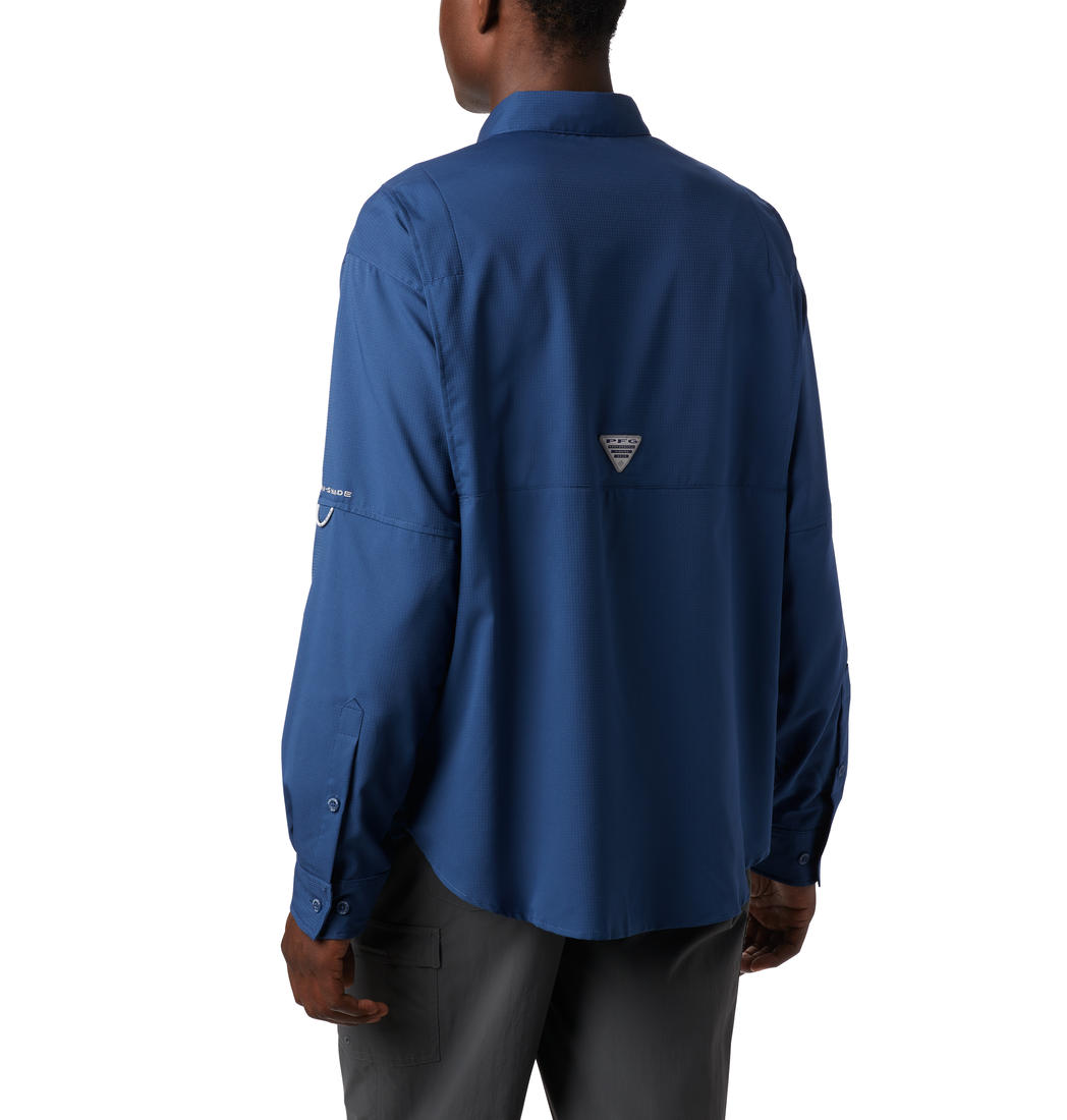 Columbia Men Navy Blue Columbia Men Tamiami Ii Long Sleeve Shirt