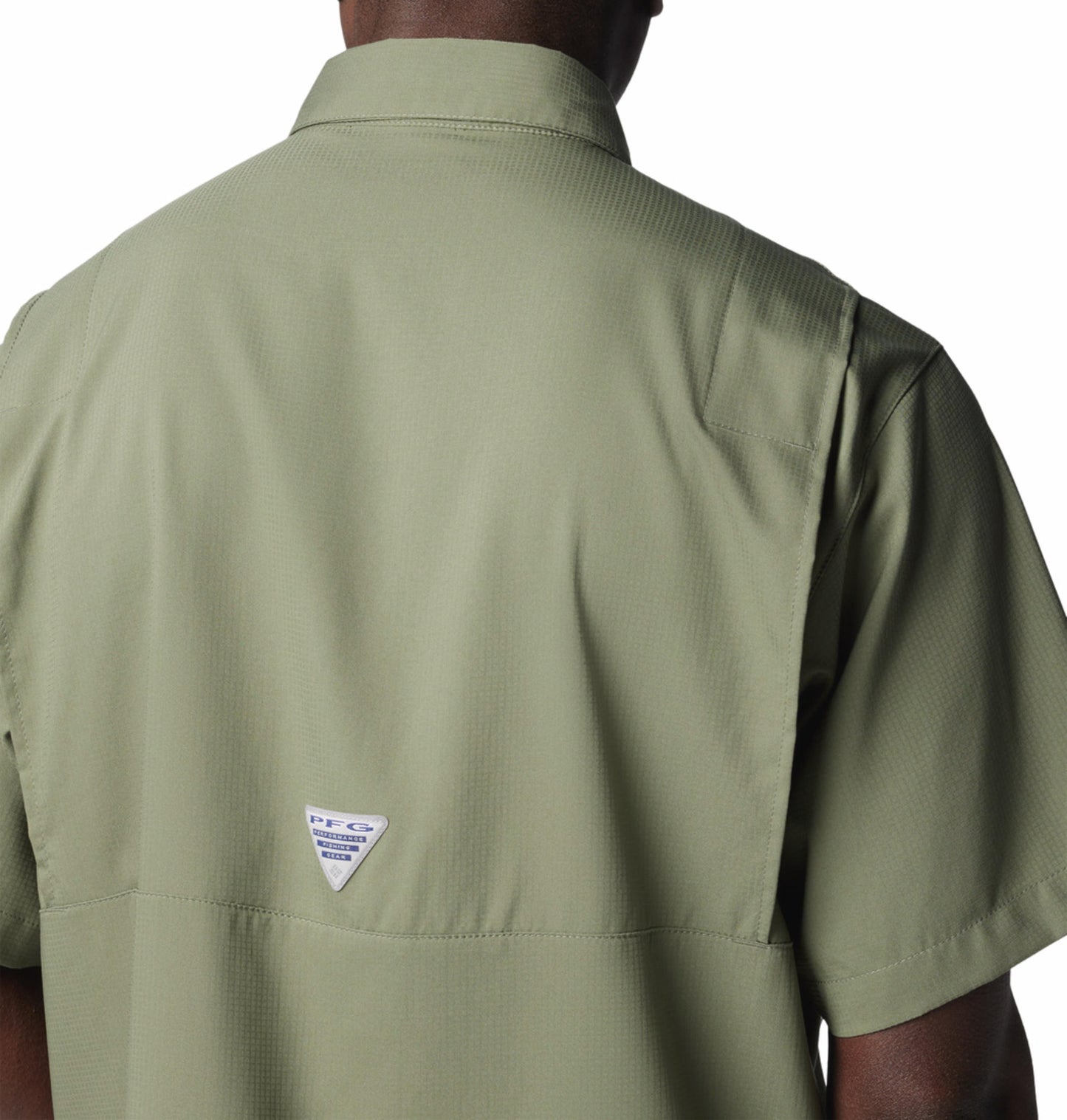 Columbia Mens Green Omni-Wick Tamiami II Short Sleeve Shirt