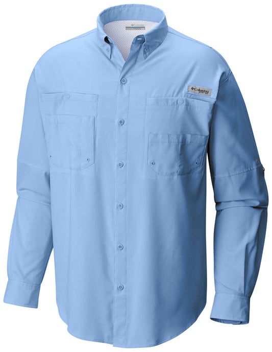 Columbia Men Blue Tamiami II Short Sleeve Shirt