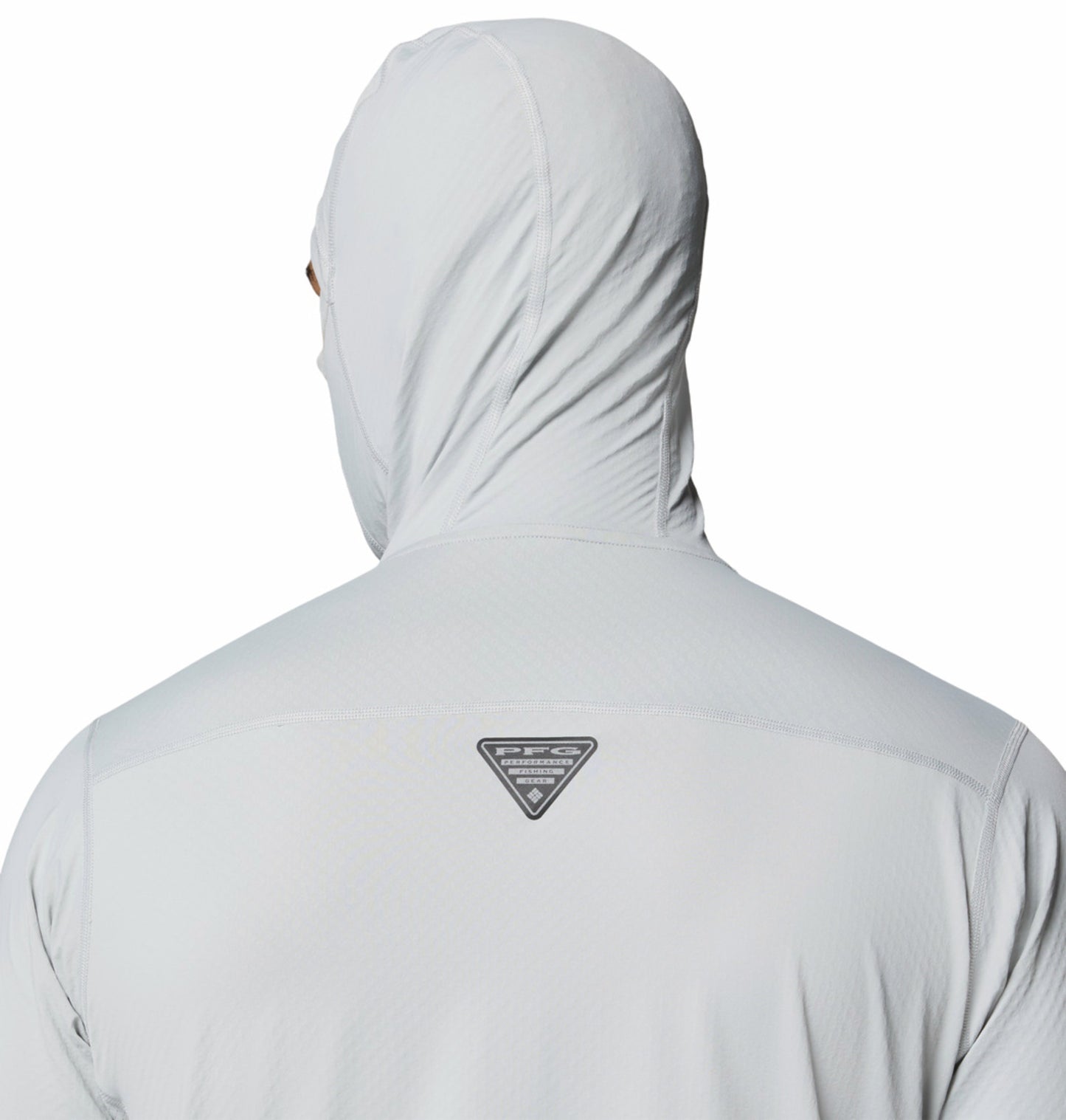 Columbia Men Light Grey Omni-Freeze Shadowcaster Zero Hoodie