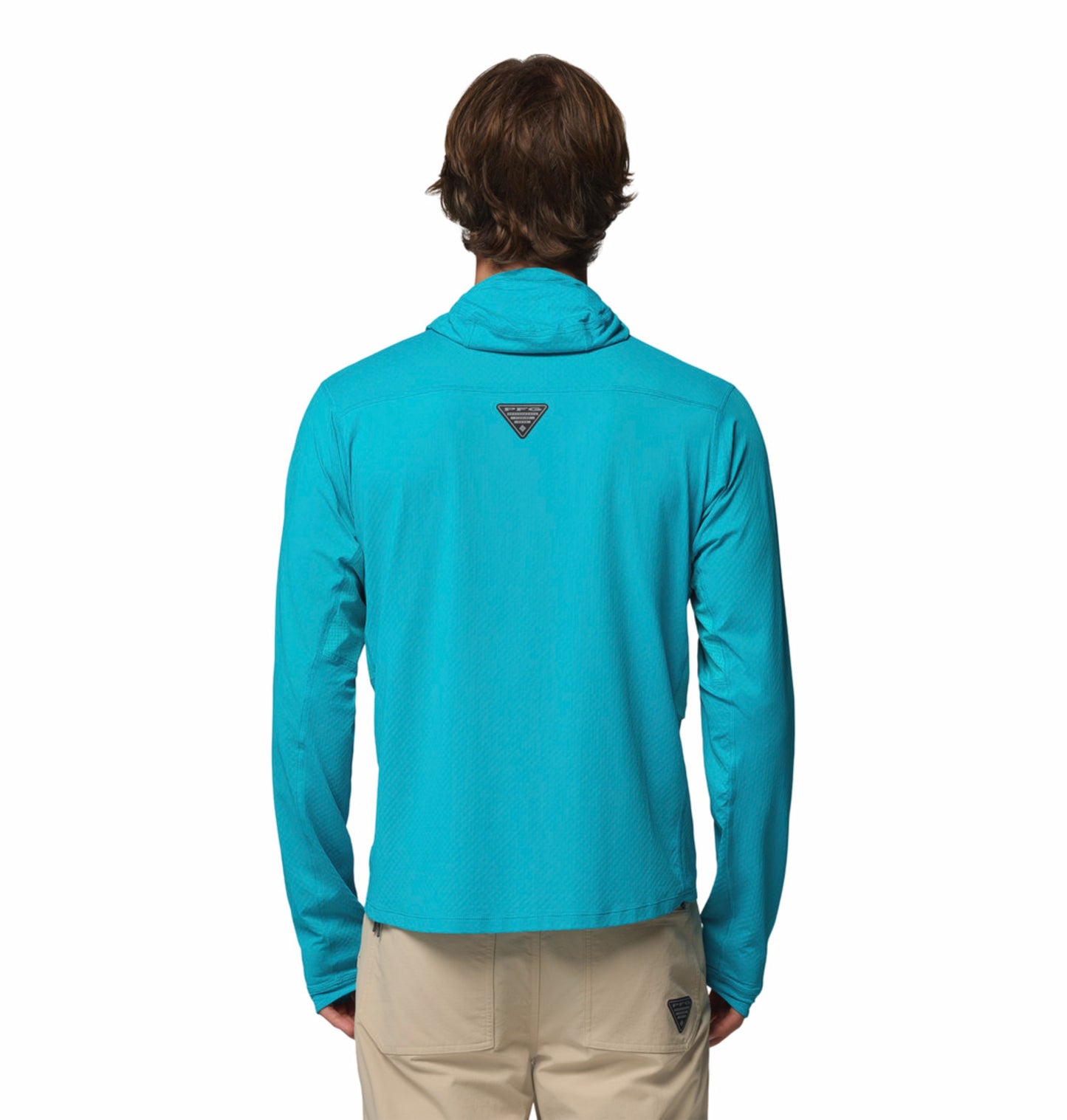 Columbia Men Blue Omni-Freeze Shadowcaster Zero Hoodie