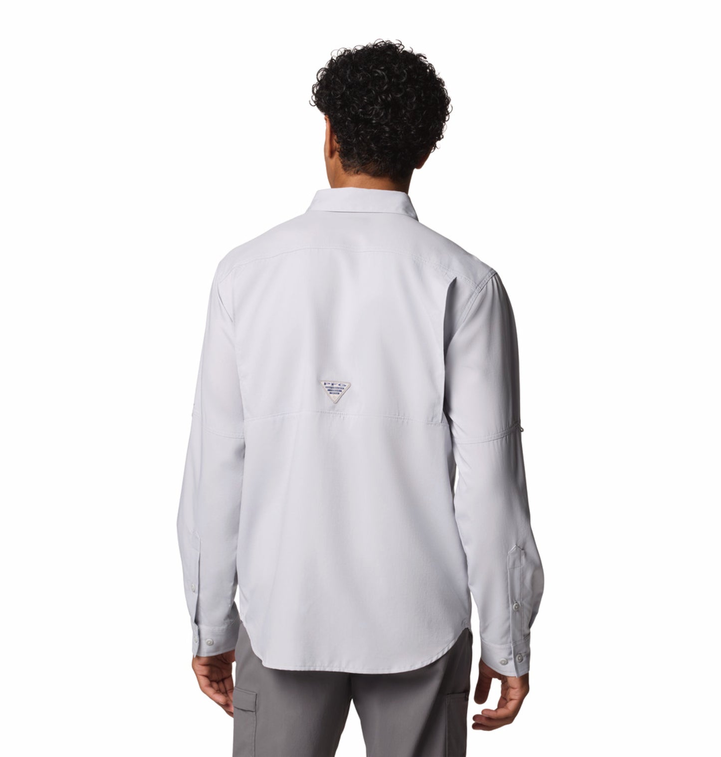 Columbia Men's Light Grey Omni-Shade Blood n Guts V Long Sleeve Shirt