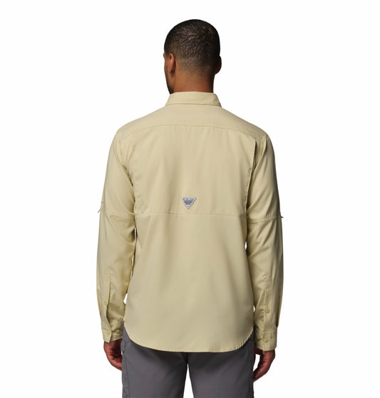 Columbia Men Lime green Omni-Shade Blood n Guts V Long Sleeve Shirt