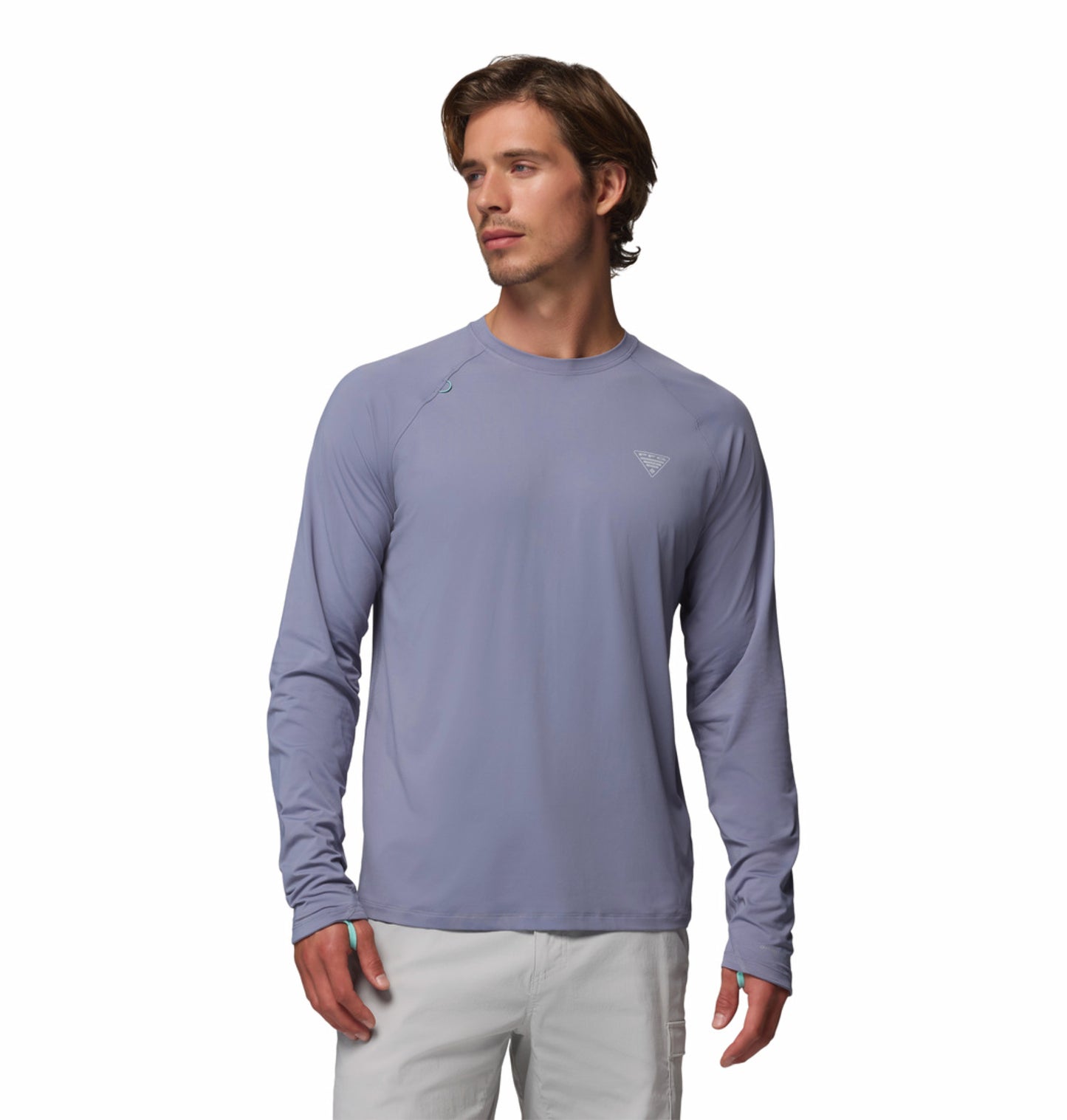 Columbia Men’s Blue Omni-Freeze Wild Cast UPF 50 Sun T-Shirt