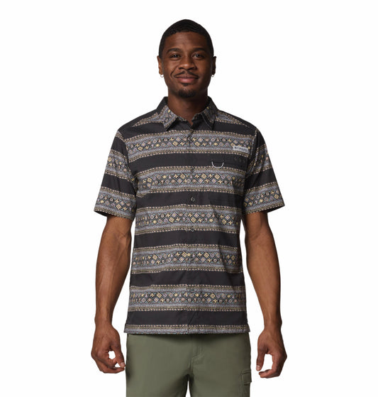 Columbia Mens Multicolor Wild Cast Camp Shirt