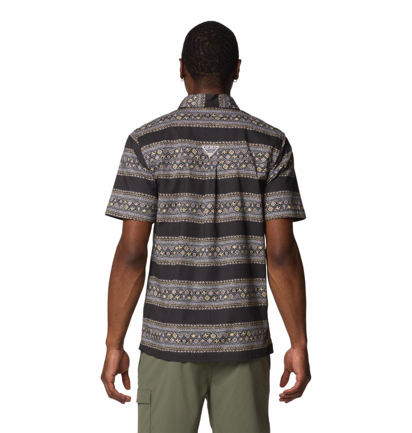 Columbia Mens Multicolor Wild Cast Camp Shirt