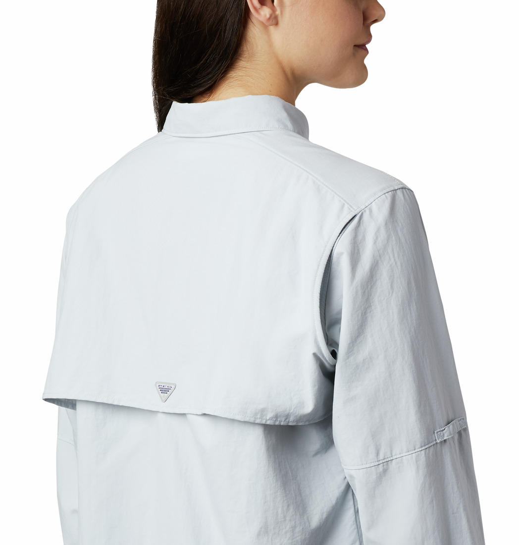 Columbia Women Grey Columbia Women Bahama Long Sleeve Shirt