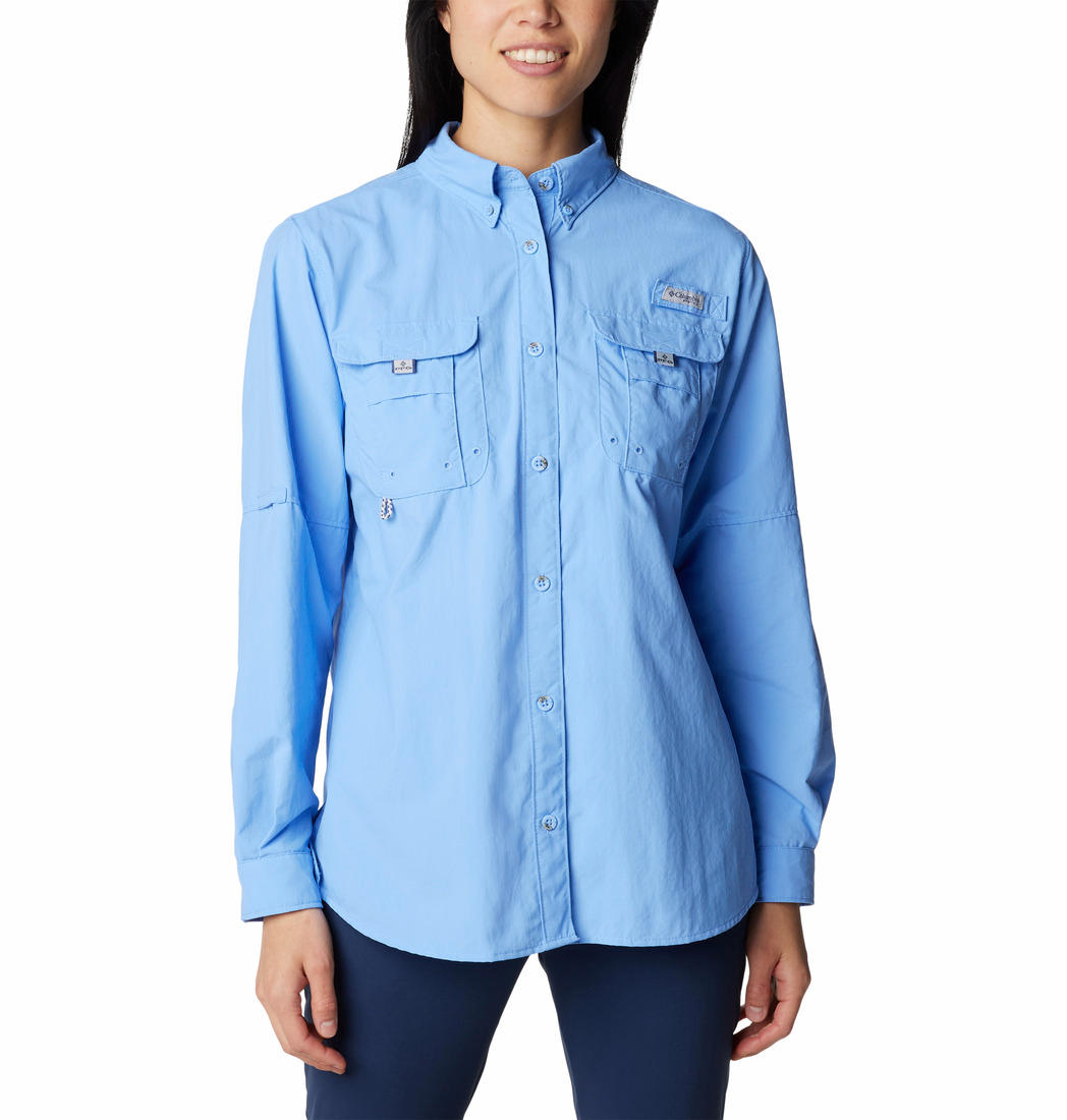 Columbia Women Blue Columbia Women Bahama Long Sleeve Shirt