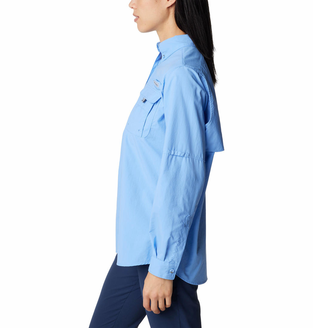 Columbia Women Blue Columbia Women Bahama Long Sleeve Shirt