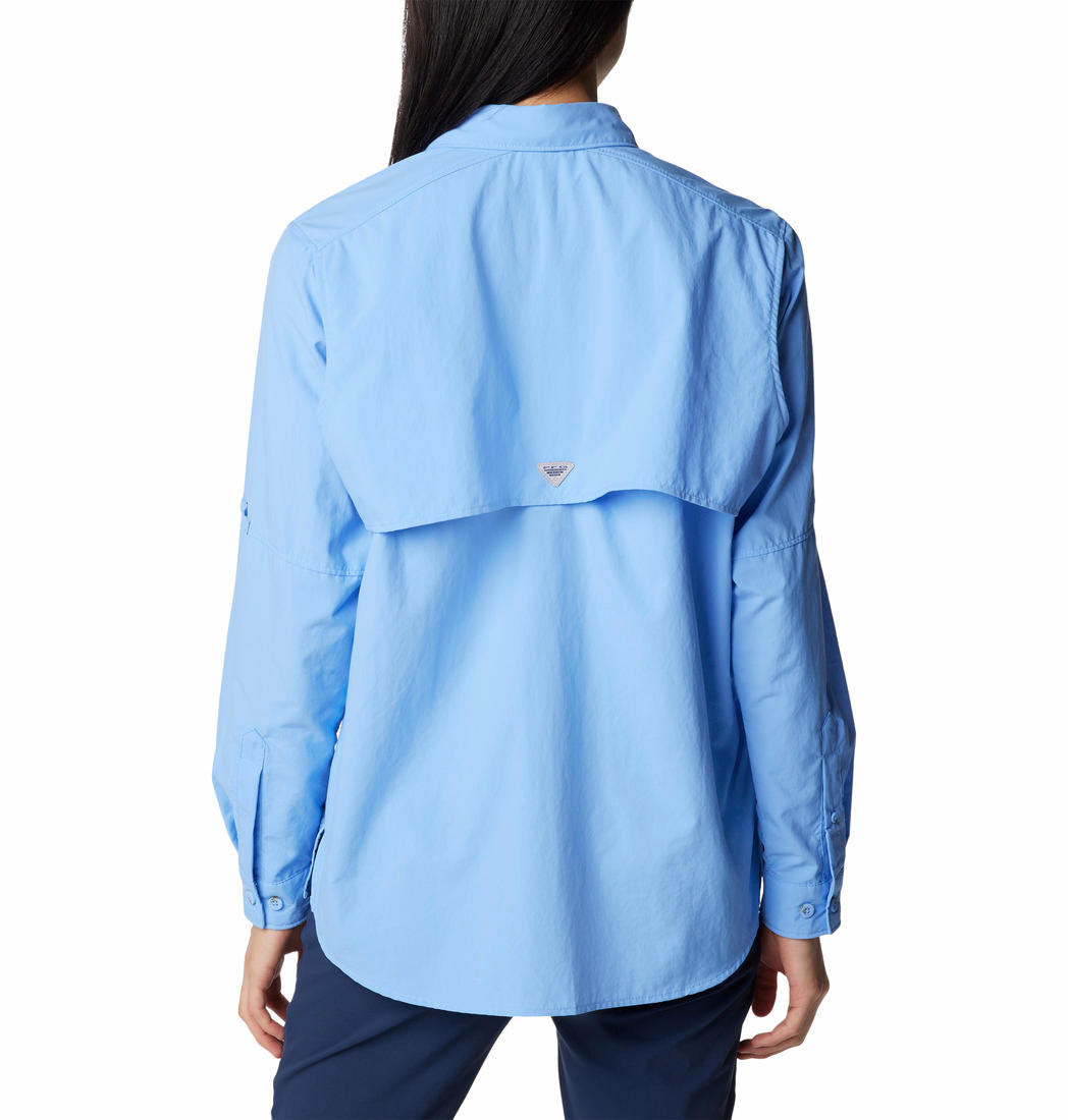 Columbia Women Blue Columbia Women Bahama Long Sleeve Shirt