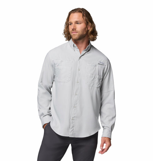 men black omni shade tamiami ii long sleeve shirt plus size