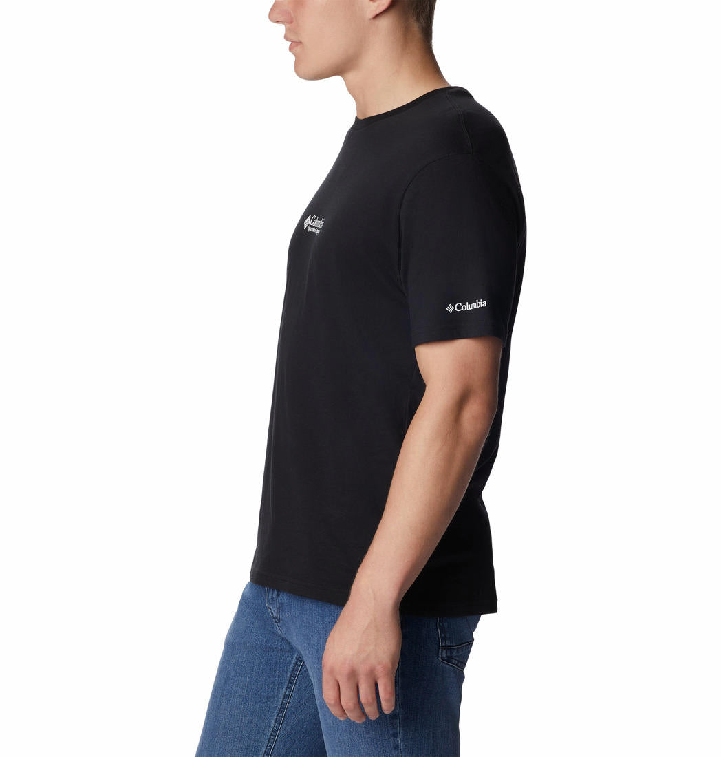 Columbia Mens Grey CSC Basic Logo Short Sleeve Tshirt