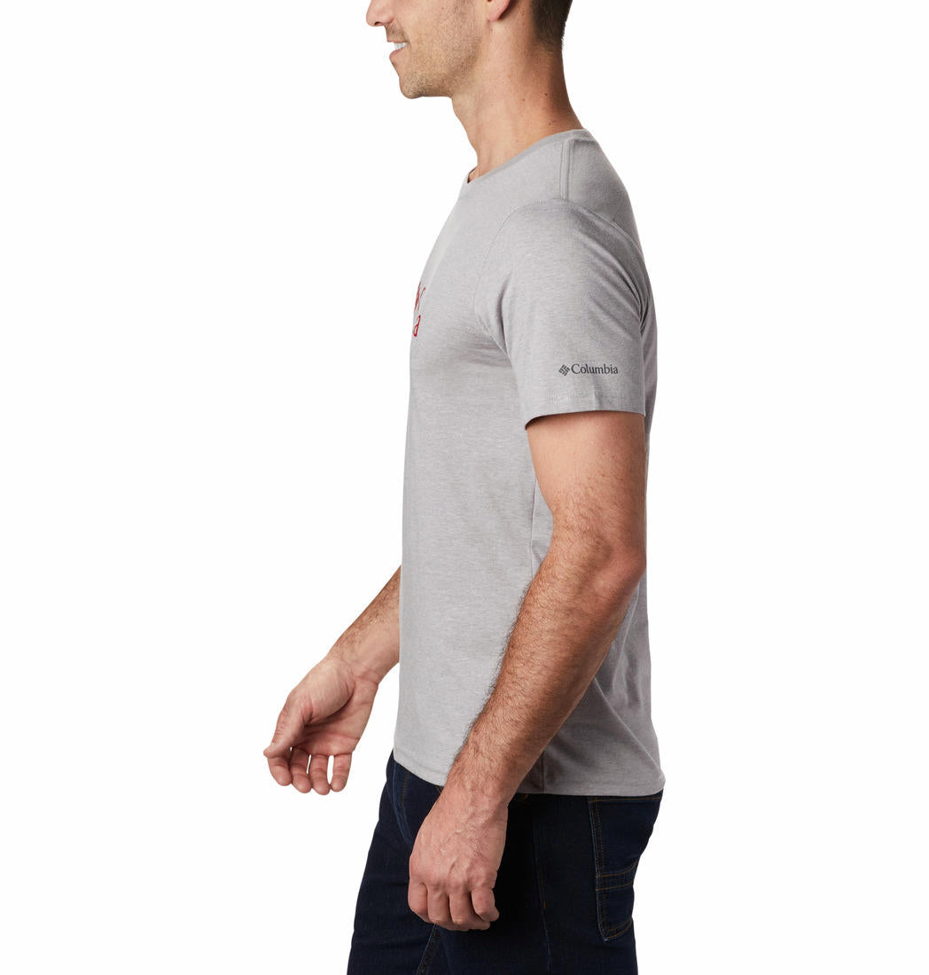 Columbia Mens Grey CSC Basic Logo Short Sleeve