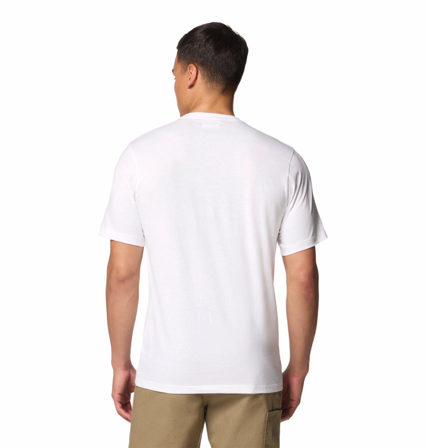 Columbia Mens White CSC Basic Logo Short Sleeve Tshirt