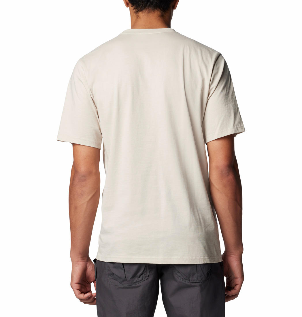 Columbia Mens Brown CSC Basic Logo Short Sleeve Tshirt