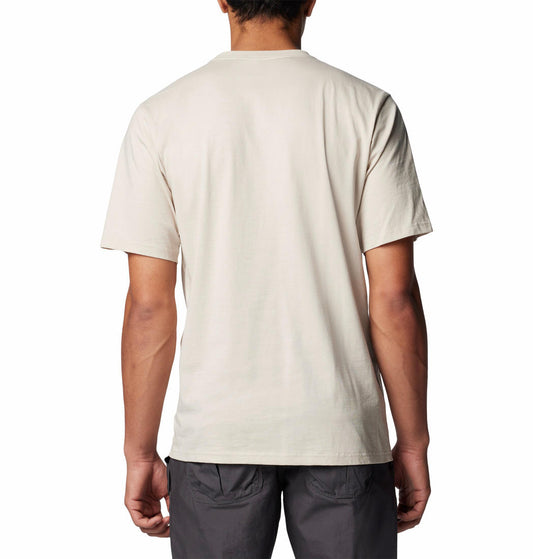 Columbia Mens Brown CSC Basic Logo Short Sleeve Tshirt