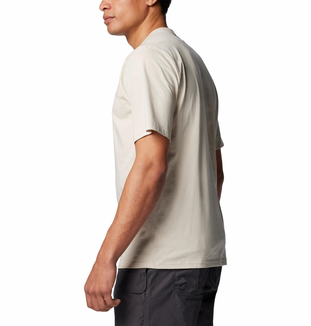 Columbia Mens Brown CSC Basic Logo Short Sleeve Tshirt