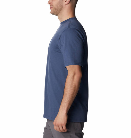 Columbia Men Navy Blue CSC Basic Logo Short Sleeve T-Shirt