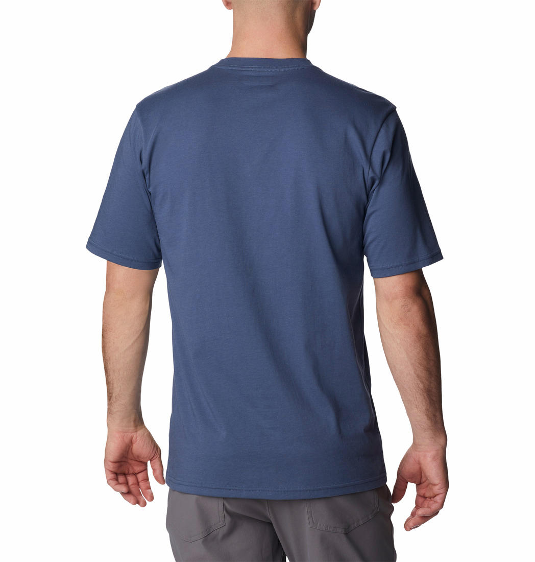 Columbia Men Navy Blue CSC Basic Logo Short Sleeve T-Shirt