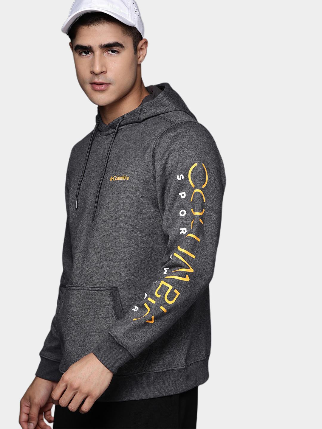 Columbia Men Grey CSC Basic Logo II Hoodie