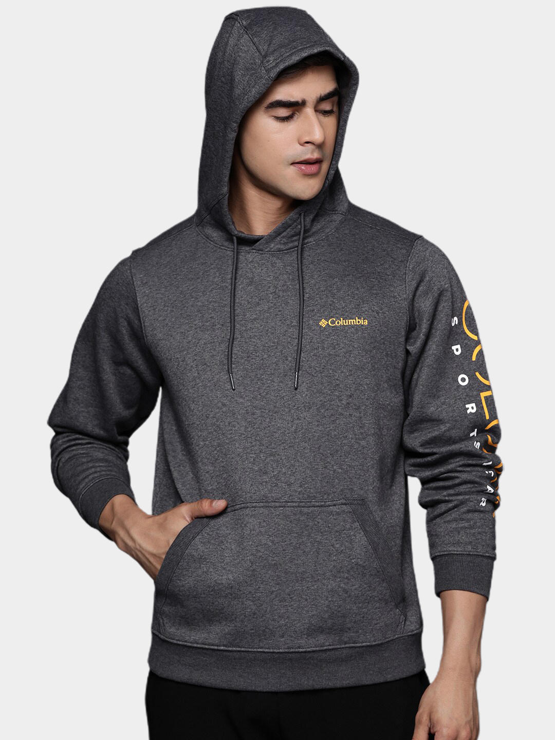 Columbia Men Grey CSC Basic Logo II Hoodie