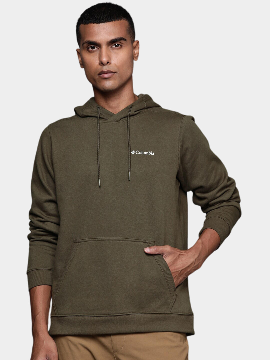 Columbia Men Olive CSC Basic Logo II Hoodie - Main Image