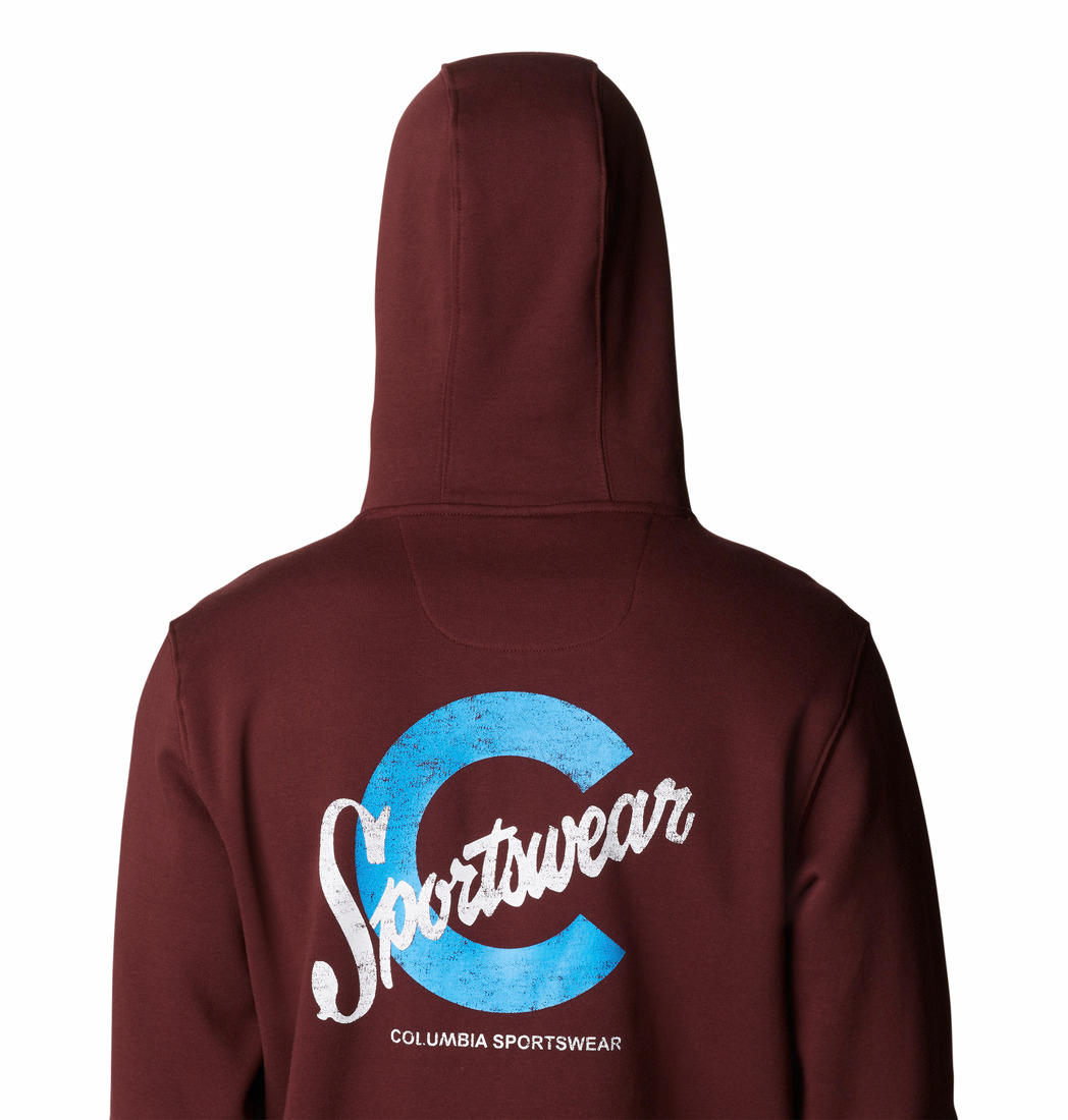 Columbia Men Maroon CSC Basic Logo II Hoodie