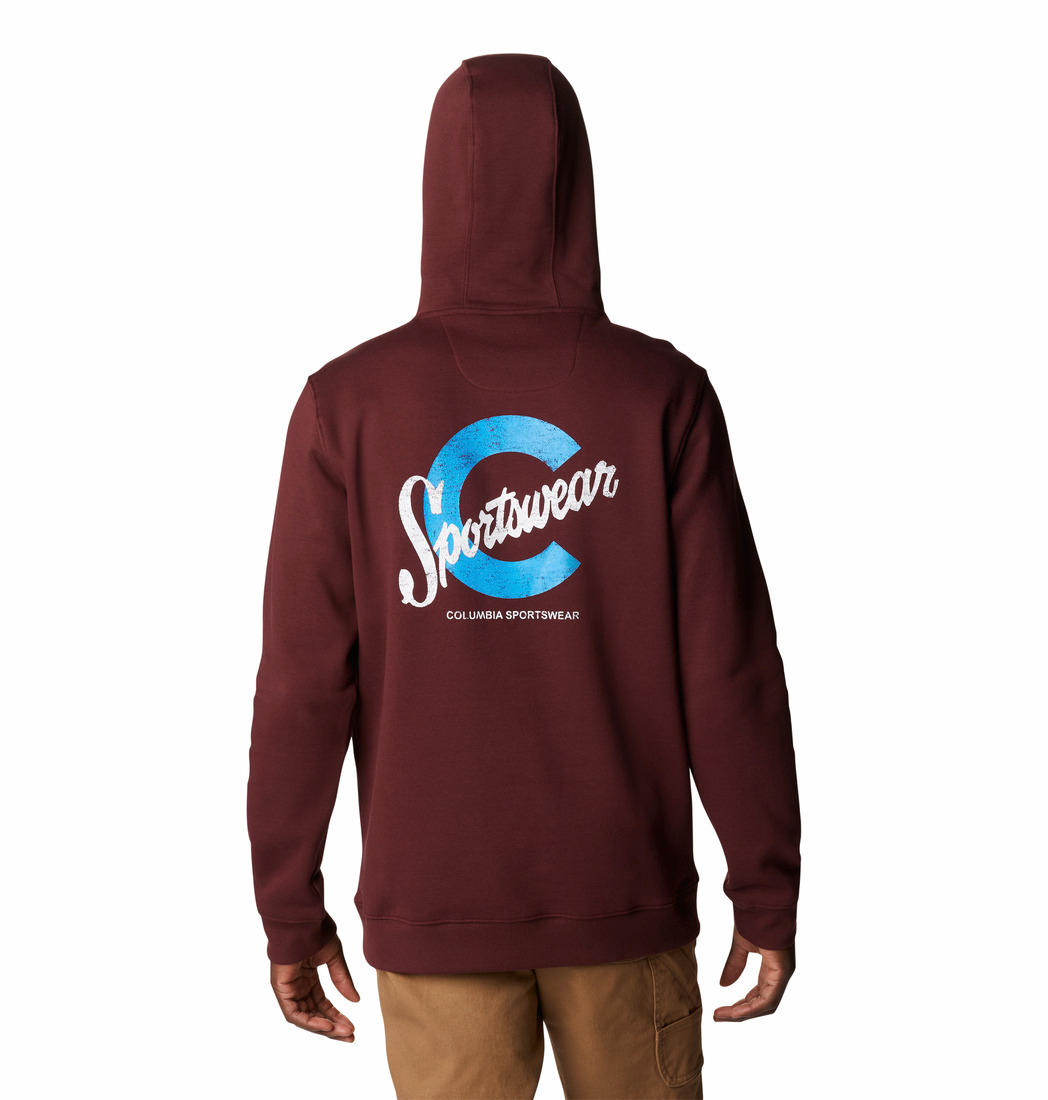 Columbia Men Maroon CSC Basic Logo II Hoodie