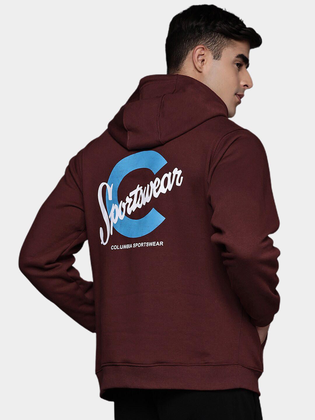 Columbia Men Maroon CSC Basic Logo II Hoodie