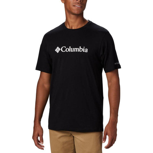 Columbia Men Black CSC Basic Logo Short Sleeve T-Shirt
