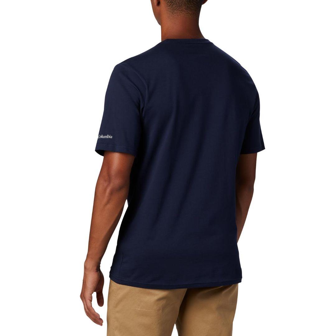Columbia Men Navy Blue CSC Basic Logo Short Sleeve T-Shirt