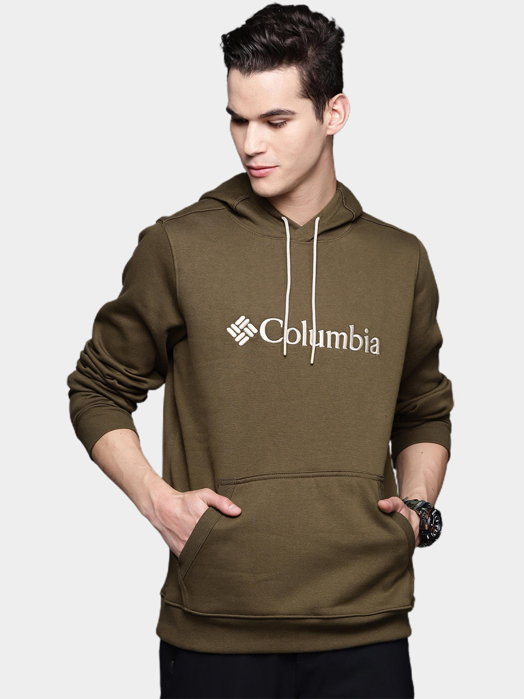 Columbia Men Green CSC Basic Logo II Hoodie
