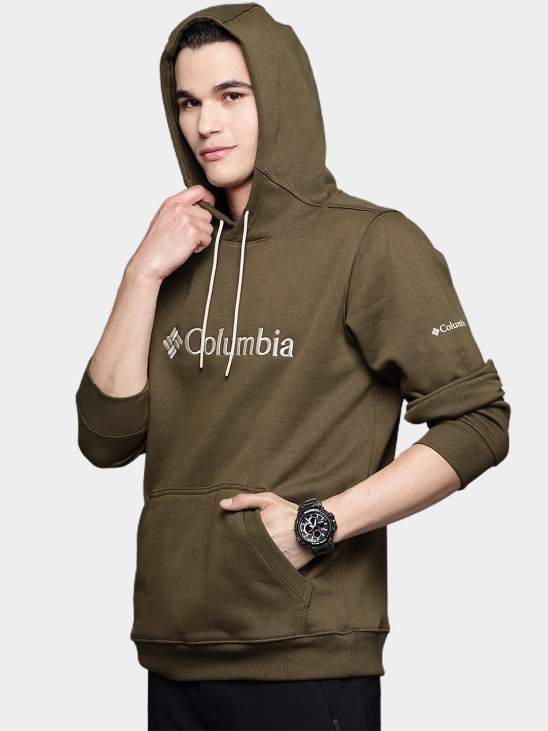Columbia Men Green CSC Basic Logo II Hoodie