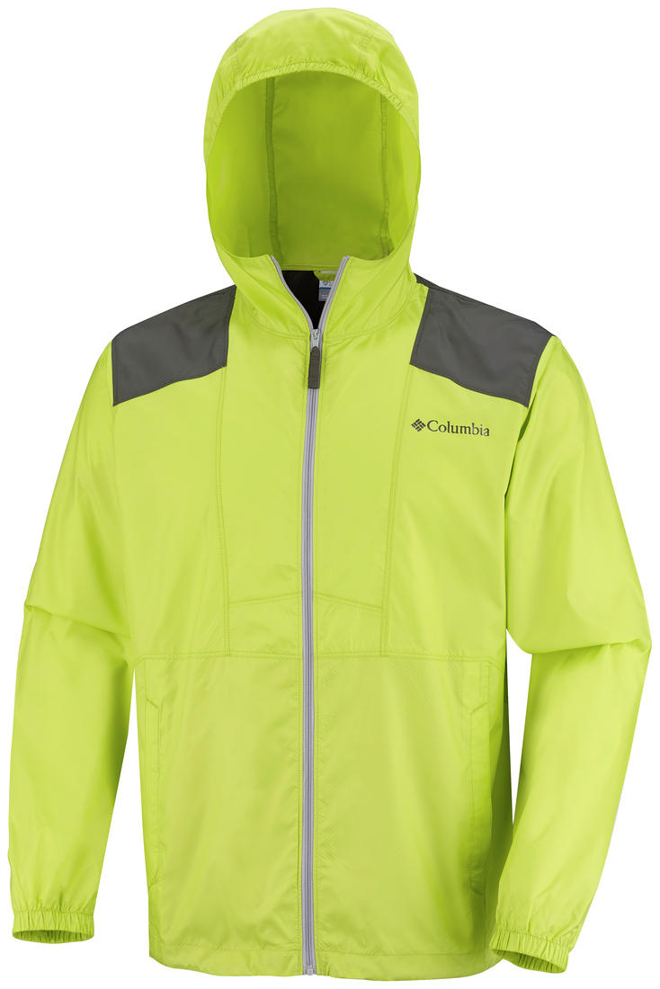 Columbia Men Green Flashback Windbreaker Rain Jacket