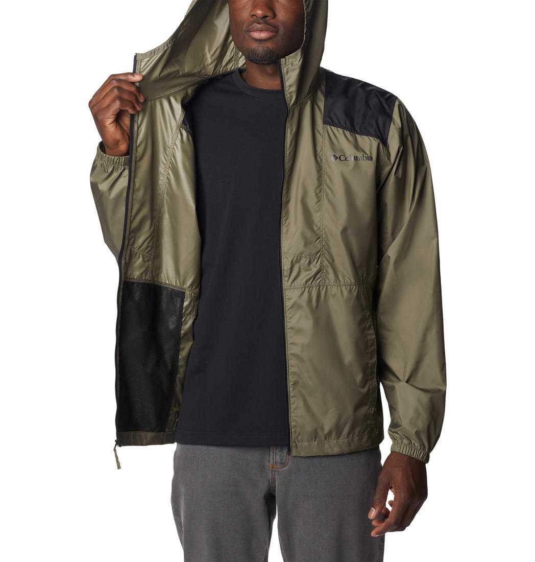Columbia Men Green Flashback Windbreaker Rain Jacket