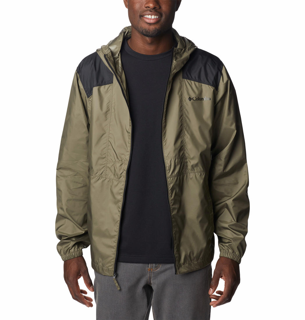 Columbia Men Green Flashback Windbreaker Rain Jacket