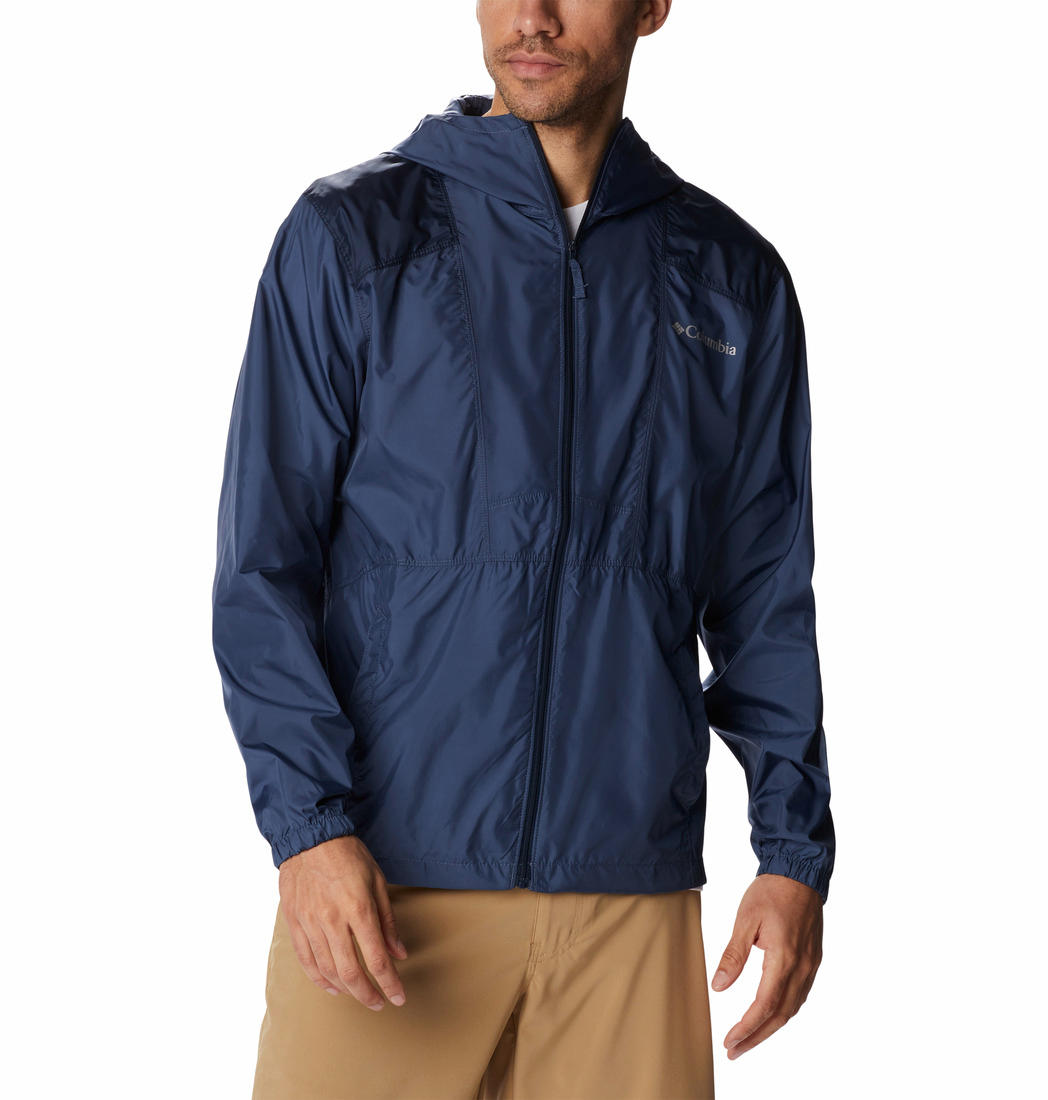 Columbia Men Navy Blue Flashback Windbreaker Rain Jacket