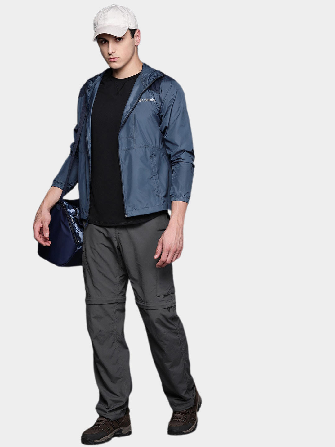 Columbia Men Navy Blue Flashback Windbreaker Rain Jacket