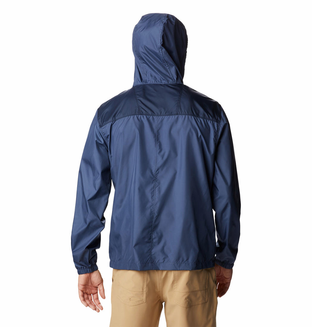 Columbia Men Navy Blue Flashback Windbreaker Rain Jacket