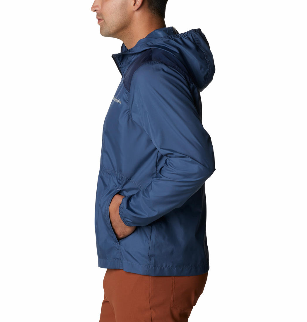 Columbia Men Navy Blue Flashback Windbreaker Rain Jacket