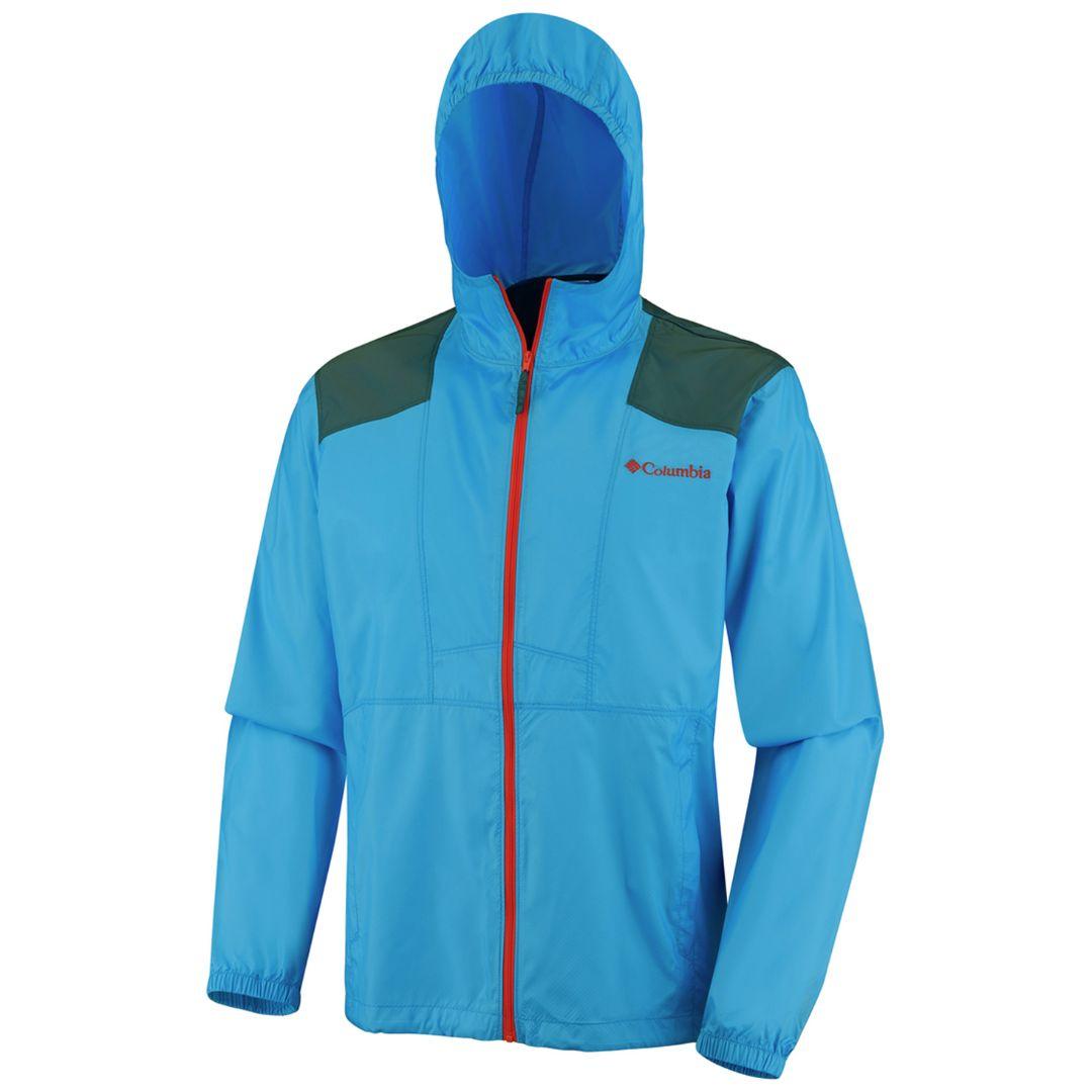Columbia Men Blue Flashback Windbreaker Rain Jacket
